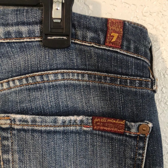 7 For All Mankind Bootcut Denim Jeans - Picture 3 of 5